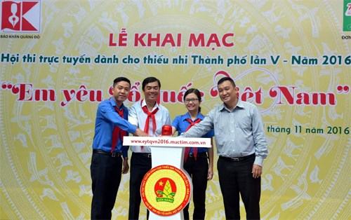 Khai mạc cuộc thi “Em yêu Tổ quốc Việt Nam” 2016