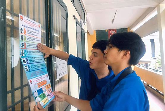 Tuổi trẻ Hùng Vương chung tay phòng chống dịch