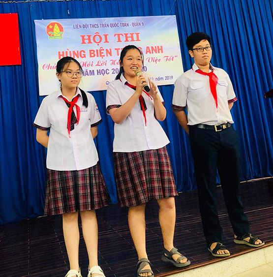 Thi “Nói lời hay, làm việc tốt” bằng tiếng Anh