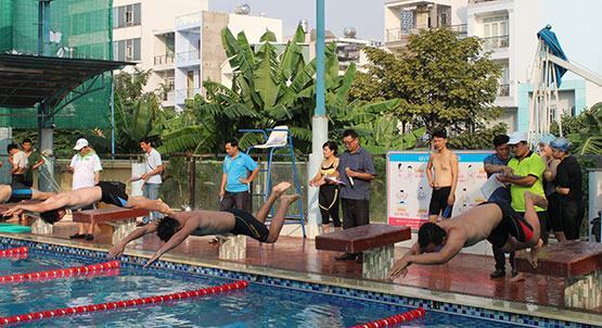 123 VĐV tham gia giải bơi lội mừng xuân Canh Tý 2020