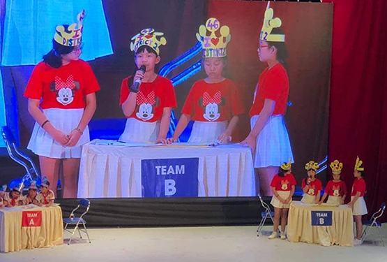Học sinh tiểu học tranh tài hùng biện tiếng Anh