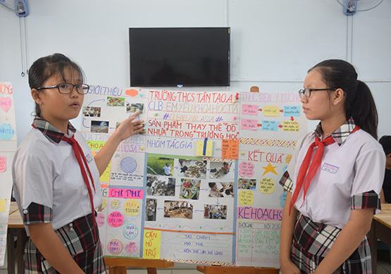 Học sinh đưa sáng kiến giảm thiểu ô nhiễm không khí