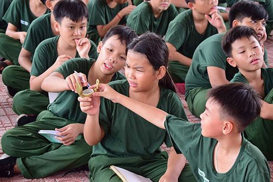 TP.HCM: 100 “chiến sĩ biên phòng nhí” xuất quân