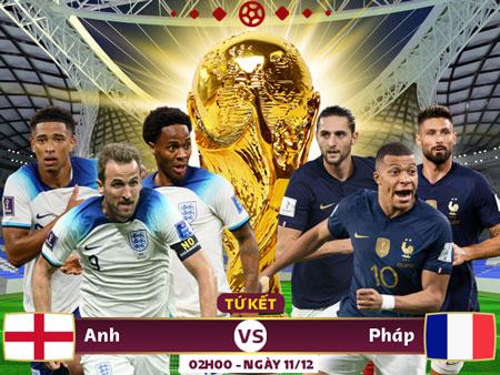 02h00 ngày 11/12, sân Al Bayt, tứ kết World Cup 2022, Anh – Pháp: Chân giò và chai rượu