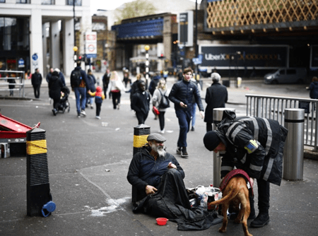 Số người phải ngủ trên đường phố ở London tăng cao chưa từng thấy