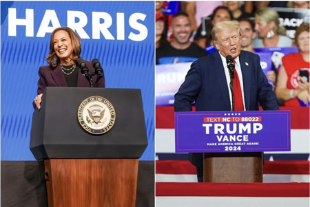 Ông Donald Trump và bà Kamala Harris bước vào chặng đua 100 ngày cuối cùng