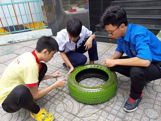 Tạo không gian xanh cho thiếu nhi vui chơi