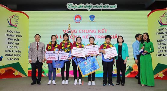 Thi “Chắp cánh ước mơ” 2018-2019: Trường THPT Nguyễn Hữu Cảnh đoạt giải nhất