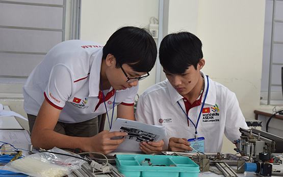 14 đơn vị huấn luyện thí sinh dự thi tay nghề thế giới