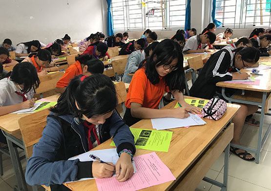 Ngành giáo dục Q.4 tổ chức thi “Văn hay chữ tốt”