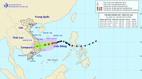 Cảnh giác trước bão số 10