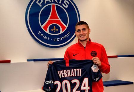 Verratti khiến đại gia châu Âu vỡ mộng