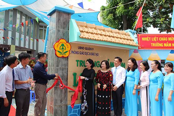 Q.9: Thêm một trường mầm non đạt chuẩn quốc gia