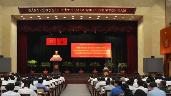 TP.HCM thông báo nhanh kết quả Hội nghị lần thứ 5