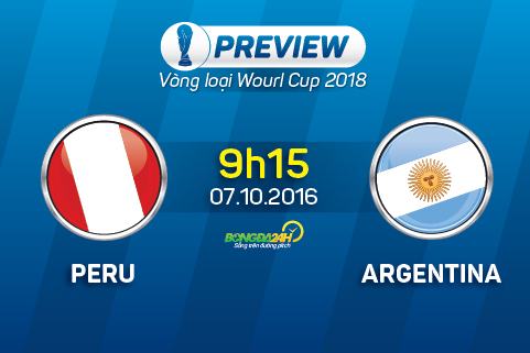 9h15 ngày 7/10, Peru vs Argentina: Không Messi, không sao