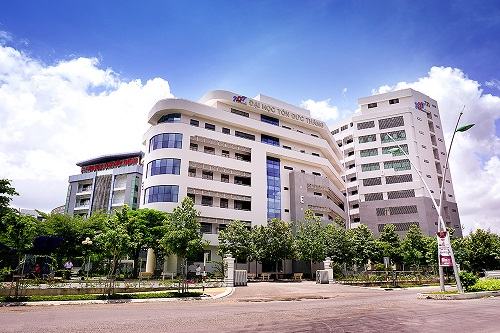 Một góc Đại học Tôn Đức Thắng. Ảnh: TDTU