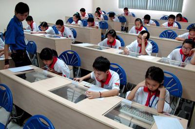 Hội thi Tài năng tin học cấp tiểu học lần 6-2015: Học sinh 24 quận huyện góp mặt ở vòng chung kết