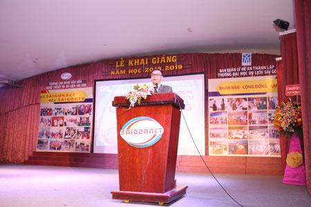 Trường CĐ Văn hóa Nghệ thuật và Du lịch Sài Gòn khai giảng năm học 2018 – 2019