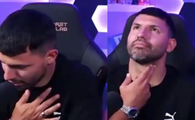 Aguero lên cơn đau tim khi đang livestream