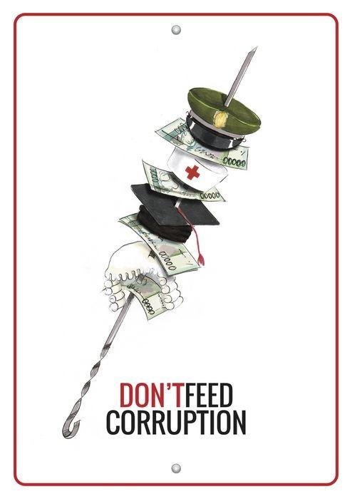 Các chương trình bán hộ chiếu có thể tiếp tay cho giới quan chức tham nhũng ở nhiều nước, tranh của Tenny Adamian.-Ảnh: envreport.com