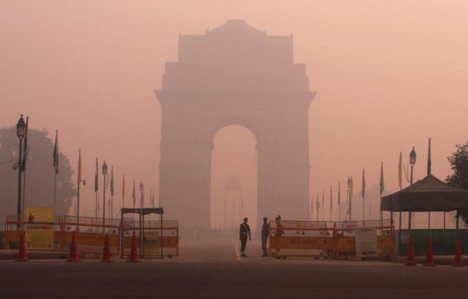 Khói mù ô nhiễm tại New Delhi. Ảnh tư liệu /// Reuters