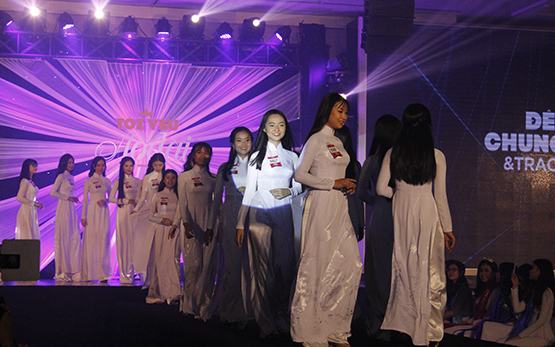 Nữ sinh trường THPT Thủ Thiêm đăng quang cuộc thi “Tìm kiếm gương mặt nữ sinh áo dài 2018”