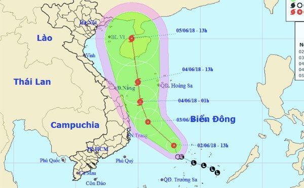 áp thấp nhiệt đới,dự báo thời tiết,tin thời tiết