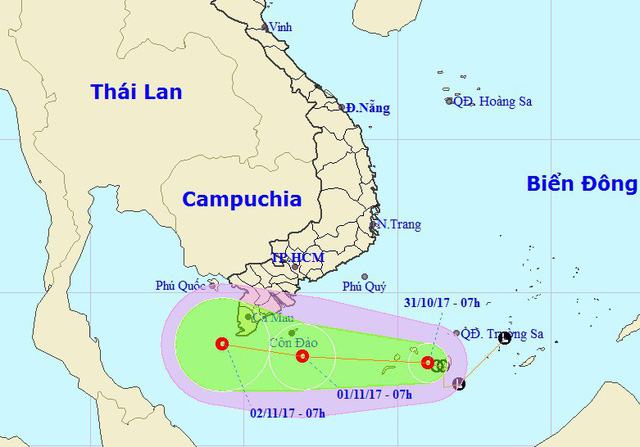 Áp thấp nhiệt đới gây gió giật cấp 9, nguy cơ lốc xoáy, vòi rồng