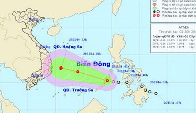 Áp thấp nhiệt đới trên Biển Đông, Bắc Bộ nhiệt độ cao nhất 31 độ C
