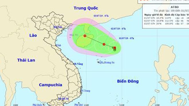 Áp thấp nhiệt đới trên Biển Đông sẽ mạnh lên thành bão