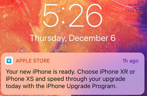 Apple nhắc người dùng iPhone đời cũ nâng cấp lên XS, XR