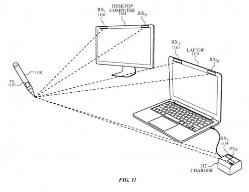 Apple sắp ra bút stylus có thể viết trong không khí