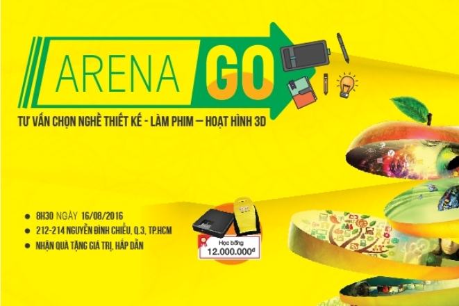 Arena GO: Tư vấn chọn nghề Thiết kế – Làm phim – Hoạt hình 3D