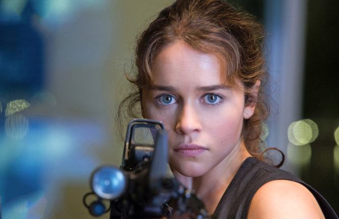 Nữ diễn viên Emilia Clarke, xuất thân từ truyền hình, mạnh mẽ với vai Sarah Connor - Ảnh: IMDB