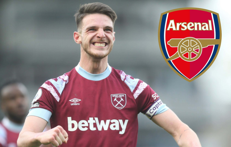 Arsenal nâng giá mua Declan Rice lên 100 triệu bảng