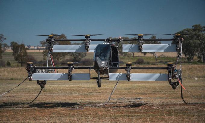 Australia ra mắt máy bay cất hạ cánh thẳng đứng tầm hoạt động 1.000km