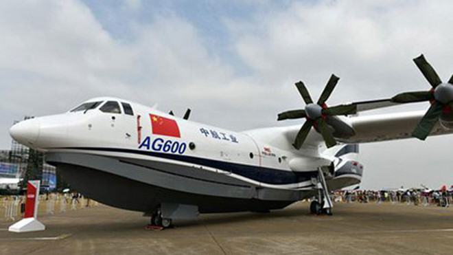 Thủy phi cơ AG600 sắp được bay thử nghiệm trên biển /// ECNS