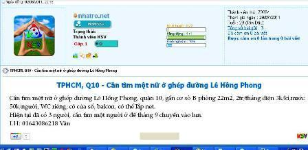 “Bạc mặt” tìm bạn ở ghép