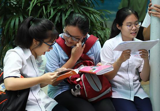 Thí sinh hào hứng sau ngày thi đầu tiên