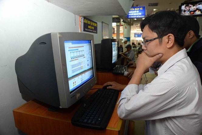 Khách đặt vé trực tuyến phải thanh toán trong vòng 1 giờ /// Ảnh: Diệp Đức Minh