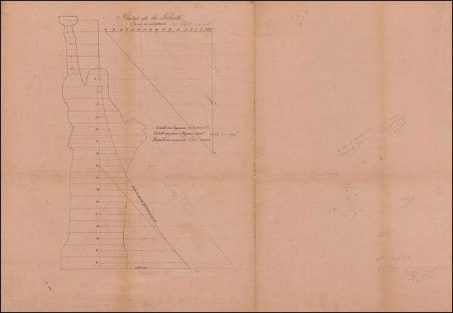 Bản thiết kế của kỹ sư Gustave Eiffel, người đã thiết kế tượng Nữ thần Tự do có cánh tay to khỏe hơn.