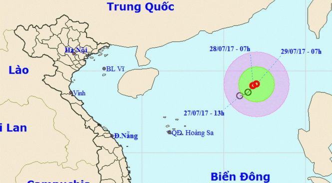 Bão bất thường, áp thấp dồn dập trong tháng 7 