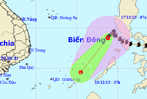 Bão Melor suy yếu thành áp thấp nhiệt đới