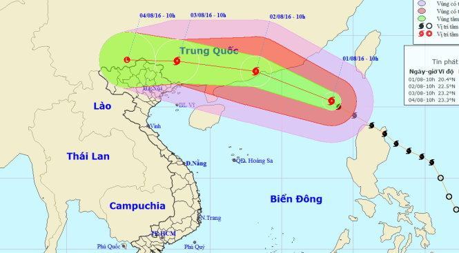 Bão số 2 mạnh lên, Hong Kong - Trung Quốc lo ứng phó 