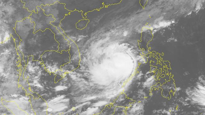 Bão số 6 có gió mạnh cấp 10-12, đổ bộ vào Việt Nam tối 10.11
