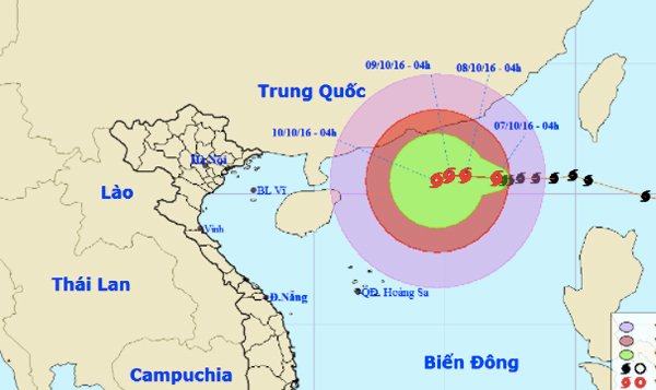 Ứng phó với bão số 6