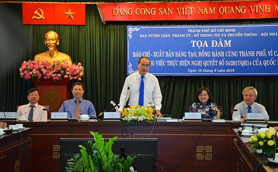 Bí thư Thành ủy Nguyễn Thiện Nhân: Các sở, ngành cần xem báo chí là bạn