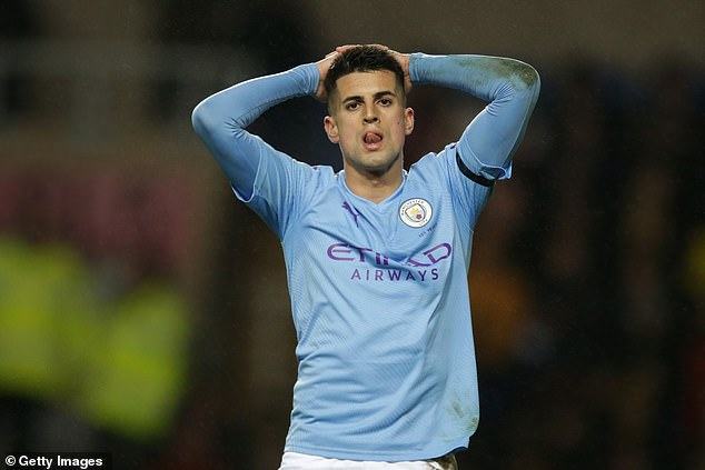 Cancelo has failed to make an impact in Citys squad with just eight appearances this season