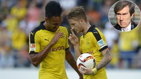 GĐTT Braida (ảnh nhỏ) đang nhắm Aubameyang (trái) và Reus cho Barca