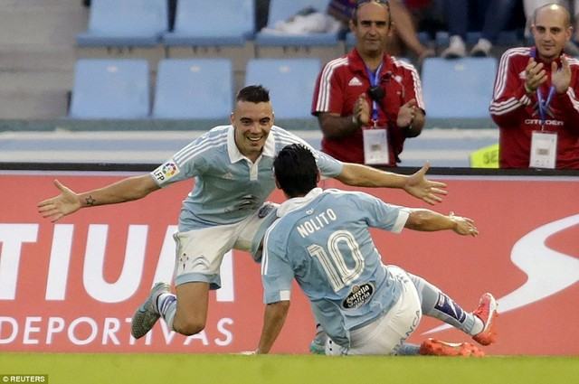 Nolito và Aspas tỏa sáng trong chiến thắng của Celta Vigo